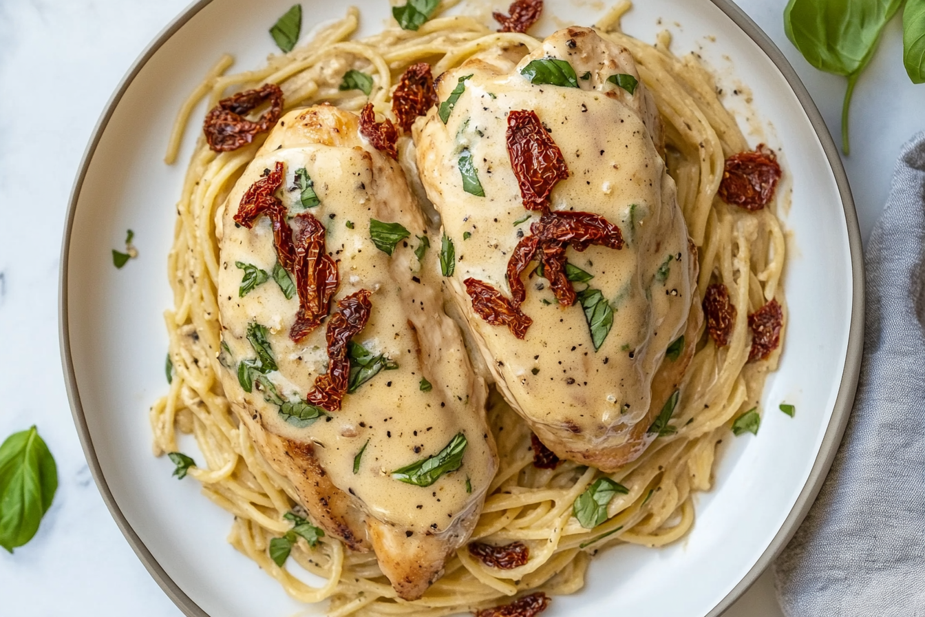 Marry Me Chicken Pasta Dish