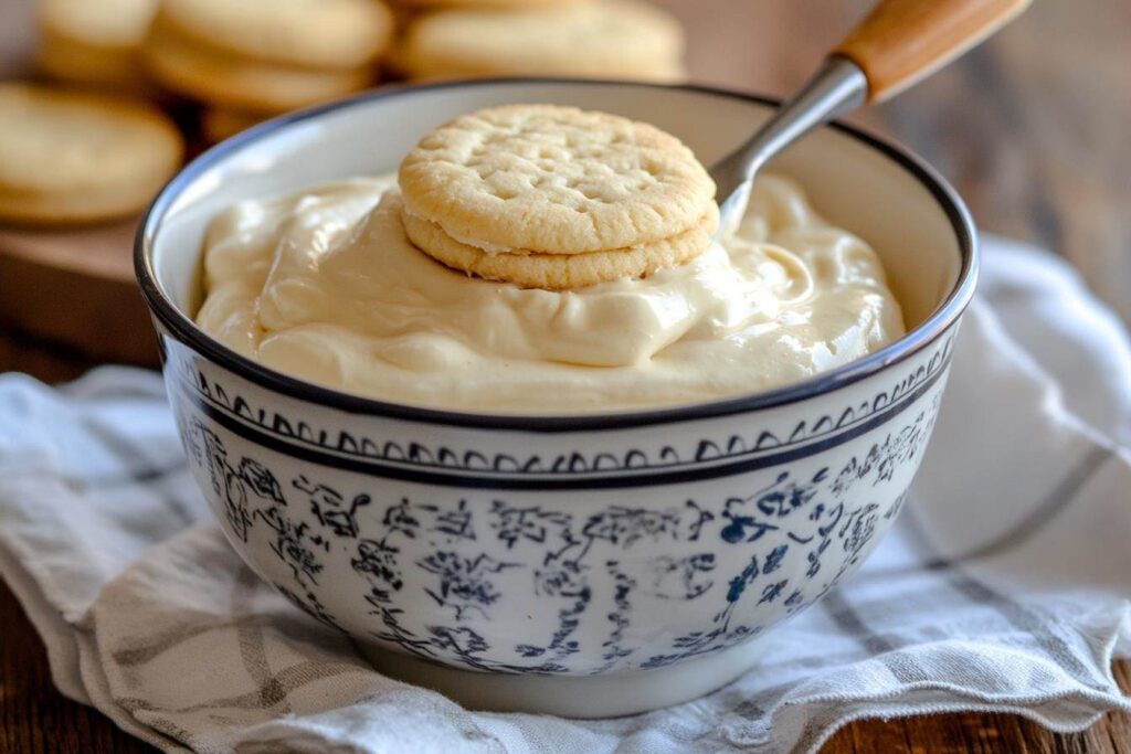 Cheesecake filling for strawberry cookies