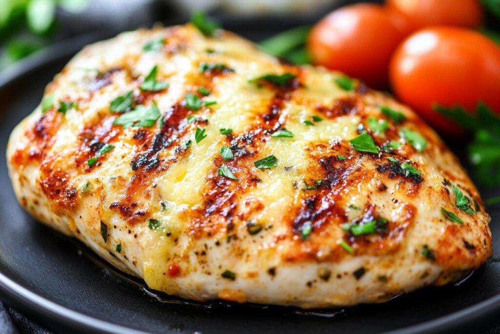 Grilled Parmesan Crusted Chicken