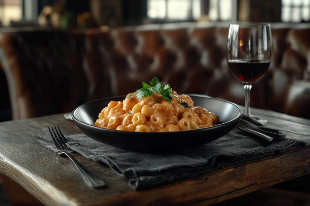 Traditional garganelli pasta