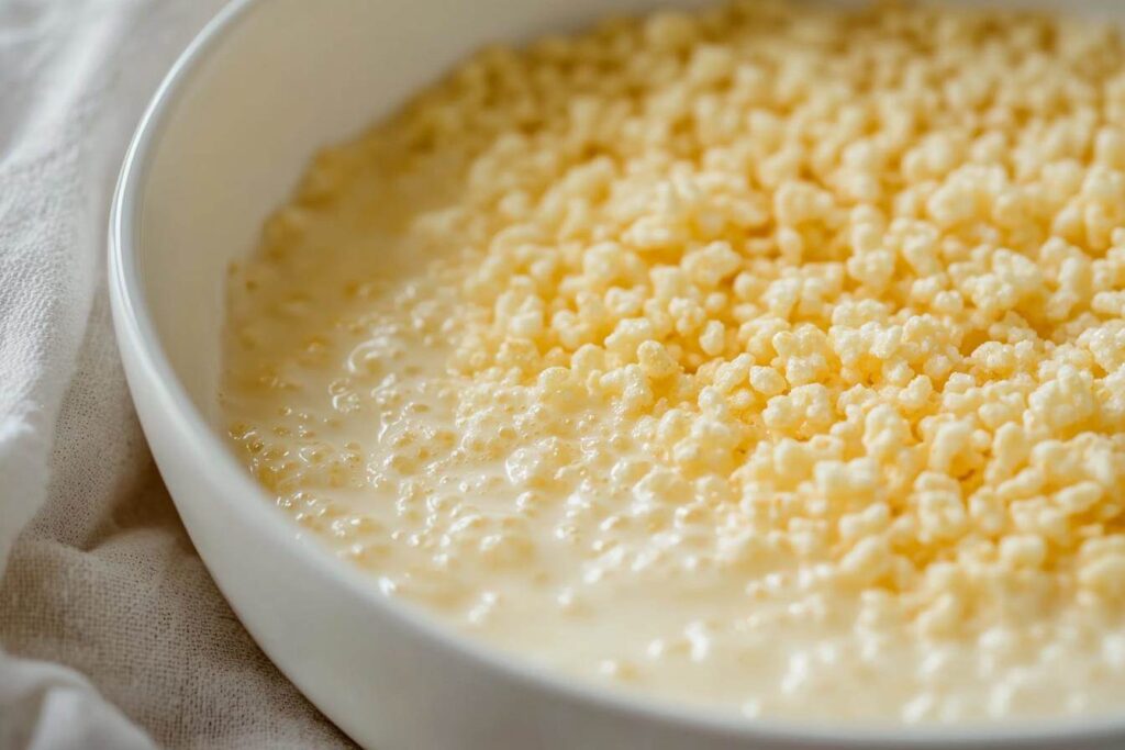 Close-up of Rice Krispies cereal