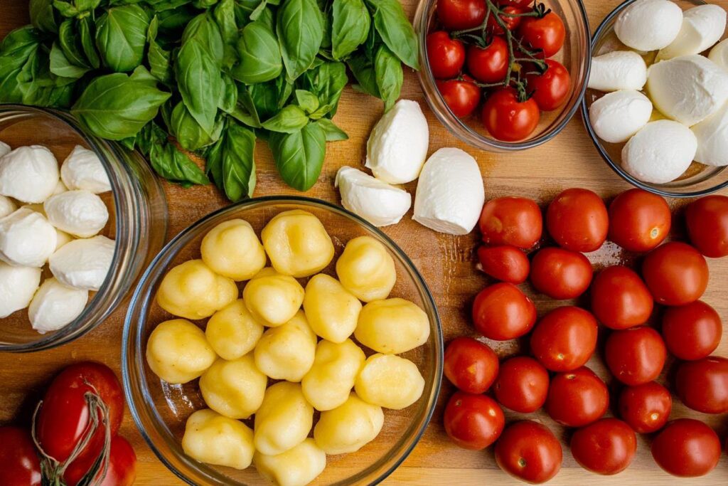 Ingredients for Gnocchi alla Sorrentina