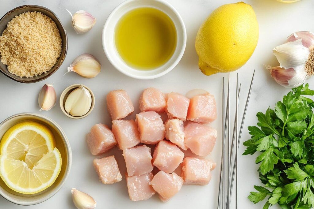 Chicken Spiedini ingredients
