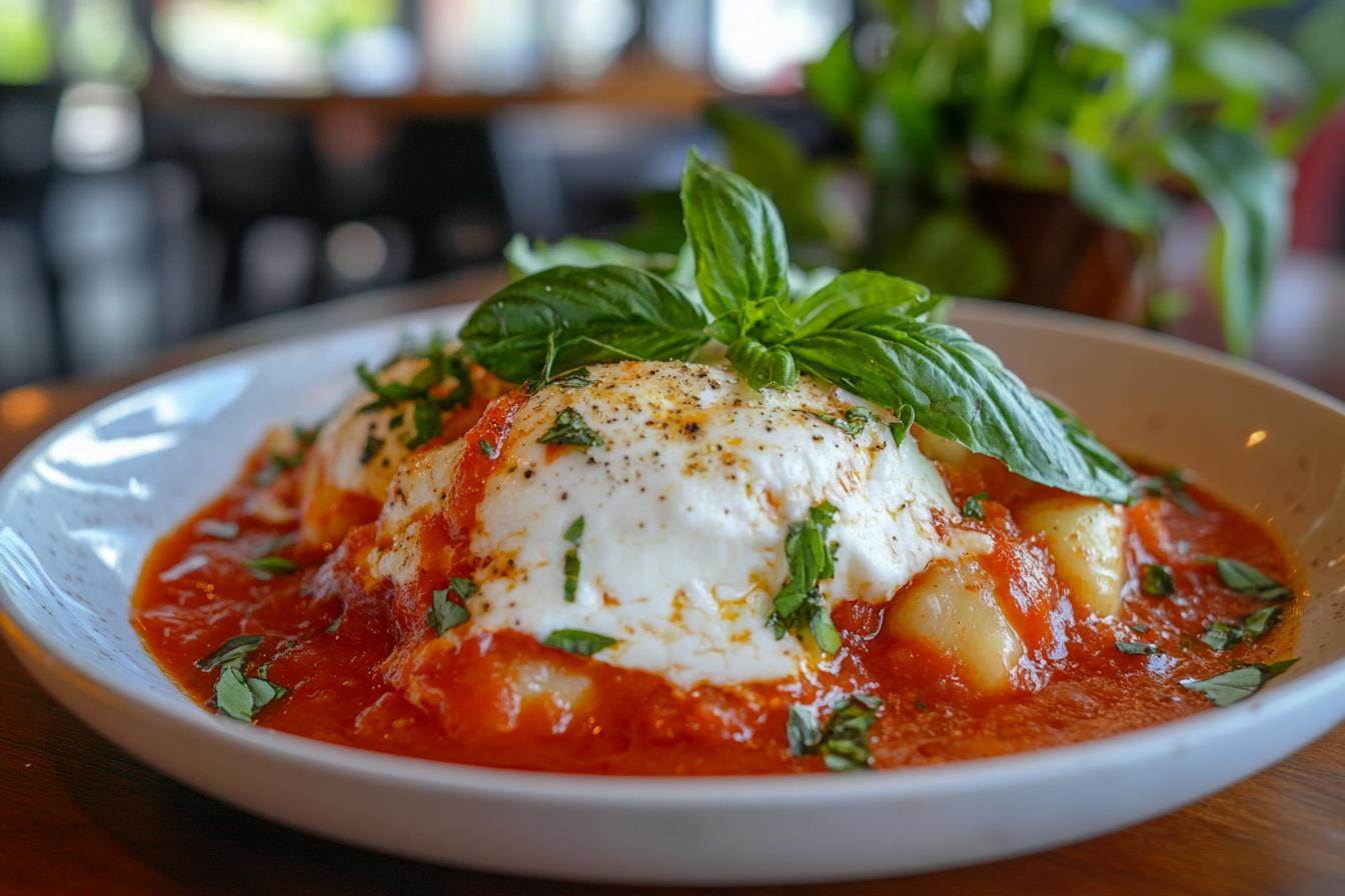 Classic Gnocchi alla Sorrentina dish
