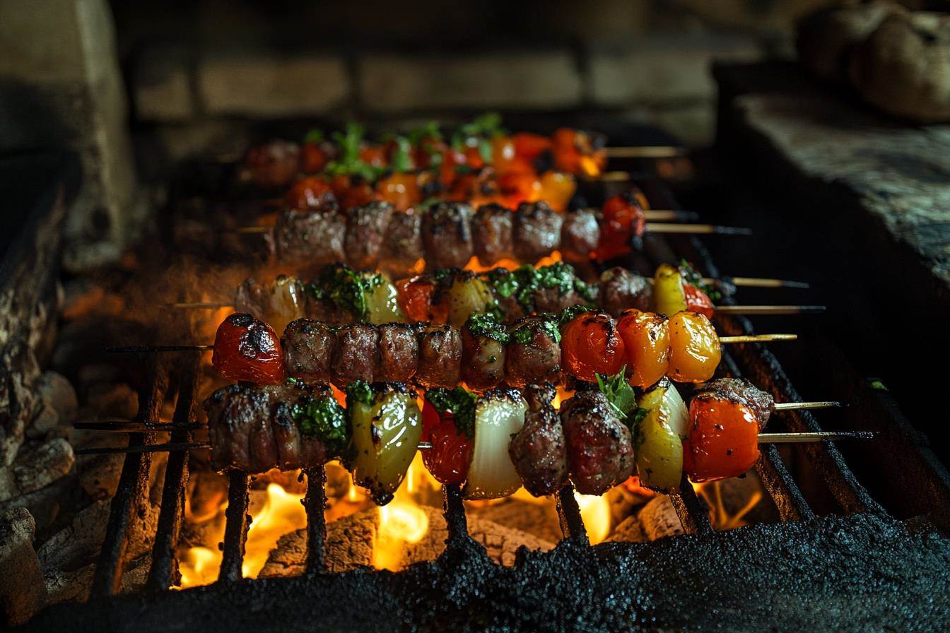 Traditional Spiedini Skewers