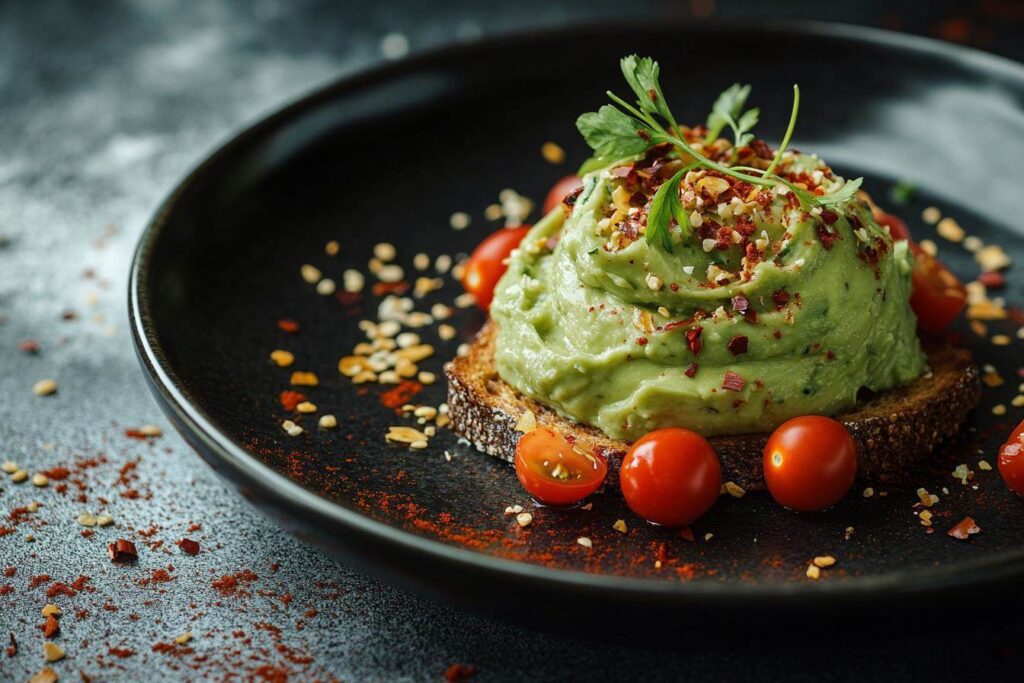 Avocado spread on toast