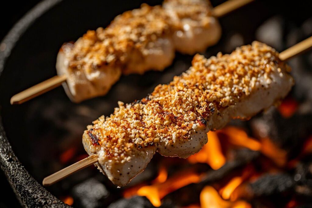 Cooking Chicken Spiedini