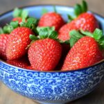 Strawberry compote recipe in a bowl